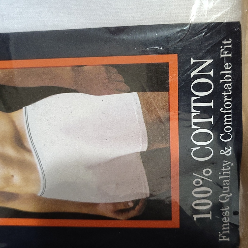 Topman Cotton Boxer Briefs - White with Blue Accents - Picture 3 of 4